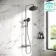 Derry Brushed Gunmetal Round Thermostatic Shower Set