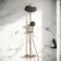 Derry Brushed Copper Round Thermostatic Shower Set
