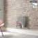 Faro Chrome Single Flat Panel Horizontal Radiator 600x560mm
