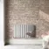 Faro Chrome Single Flat Panel Horizontal Radiator 600x980mm