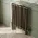 Athens Antique Gold Double Column Horizontal Traditional Radiator 750x605mm