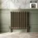 Athens Antique Gold Triple Column Horizontal Traditional Radiator 750x785mm