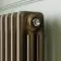 Athens Antique Gold Triple Column Horizontal Traditional Radiator 750x785mm