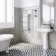 Gibraltar Wall Hung Extra Large White Traditional Heated Towel Radiator (With Overhanging Rail)