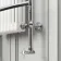 Gibraltar Wall Hung Extra Large White Traditional Heated Towel Radiator (With Overhanging Rail)