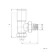 Chrome Plated Brass Angled Manual Radiator Valves (Pair) Standard 15mm