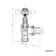 Chrome Angled Traditional Manual Radiator Valves Standard 15mm