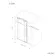 Prague Brushed Brass 8mm Soft-Closing Sliding Shower Door 1400mm