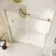 Prague Brushed Brass 8mm Soft-Closing Sliding Shower Door 1600mm