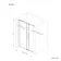 Lisbon Brushed Brass 8mm Soft-Closing Sliding Shower Door 1100mm