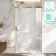 Lisbon Brushed Brass 8mm Soft-Closing Sliding Shower Door 1200mm