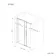 Lisbon Brushed Brass 8mm Soft-Closing Sliding Shower Door 1500mm