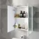 Gloss White Mirror Cabinet 500mm