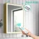 Mia Matt Brass Illuminated LED Mirror Cabinet With BLUETOOTH Speaker 710x500mm