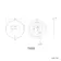MollieBrushed Brass Round Backlit Illuminated LED Mirror 600mm