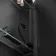 Mollie Black Framed Round Illuminated LED Mirror Cabinet 800mm