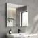 Selma Matt Black Illuminated LED Recessed Mirror Cabinet 700x800mm