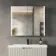 Selma Matt Black Illuminated LED Recessed Mirror Cabinet 700x800mm