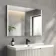 Selma Matt Black Illuminated LED Recessed Mirror Cabinet 700x1000mm