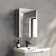 Selma Matt Black Illuminated LED Recessed Mirror Cabinet 600x450mm