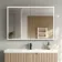 Esme Matt Black Illuminated LED Mirror Cabinet With BLUETOOTH Speaker 700x1000mm