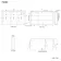 Margot Brushed Brass Illuminated LED Mirror Cabinet 700x1200mm