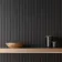 Trepanel Flex® Noir Black Flexible Acoustic Wood Panels 1200x600