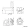 Bermuda Chalk White Cloakroom Basin Vanity 400mm and Toilet Set