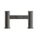 Soar Gunmetal Grey Basin & Bath Mixer Tap Set