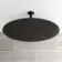 Ballina Premium Ceiling Matt Black Round Thermostatic Shower Set - 400mm Head & Hand Shower