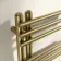 Cannes Electric Brushed Brass Designer Heated Towel Rail 1600x500mm