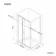 Hamburg Easy Clean 8mm Sliding Shower Enclosure 1000x800mm - Easy Fix Feature