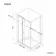 Hamburg Easy Clean 8mm Sliding Shower Enclosure 1100x800mm - Easy Fix Feature