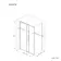 Lisbon Brushed Brass 8mm Sliding Shower Enclosure 1700x900mm