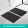 Berlin Rectangular Matt Black Slate Effect SMC Composite Shower Tray 1100x700mm