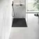 Berlin Rectangular Matt Black Slate Effect SMC Composite Shower Tray 1000x800mm