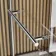 L Shaped 1600 Shower Bath with Front Panel & 6mm Easy Clean Screen with Rail - Left Handed