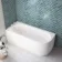 Oakham 1700 Space Saving Bath - Left Handed
