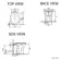 Alma Traditional Rimless Back To Wall Toilet With Oak Effect Wooden Soft Close Seat