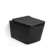 Kent Matt Black Rimless Tornado Wall Hung Toilet With Premium Soft Close Slim Seat