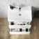 Trent Gloss White Basin Drawer Vanity 600mm