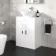 Avon Gloss White Vanity with Oval Counter Top Basin 600mm
