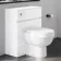 Foster Gloss White Back To Wall Unit and Seattle Toilet