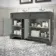 Lucia Graphite Grey Double Vanity with Marble Top & Undermount Basins 1200mm