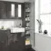 Monaco Graphite Grey Floor Standing Tall Cabinet Unit 1900x300mm
