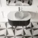 Positano Black Oak Curved Vanity Unit with Matt White Stone Top 1000mm - Basin Not Included