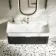 Cayman Black Oak Wall Hung Slimline Basin Drawer Vanity 1000mm - Chrome Handle