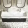 Cayman Black Oak Wall Hung Slimline Basin Drawer Vanity 1200mm - Chrome Handle