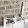 Lea Chrome Basin & Shower Bath Mixer Tap Set