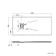 Berlin Rectangular Matt White Slate Effect SMC Composite Shower Tray 1500x700mm